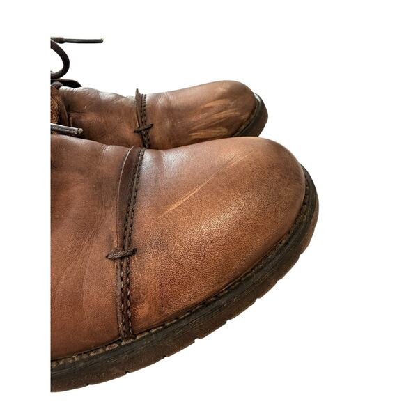 Men\'s 10.5 Bed-Stu Repeal Cap Toe Distressed Leather Derby Shoe Brown Tan main image 12